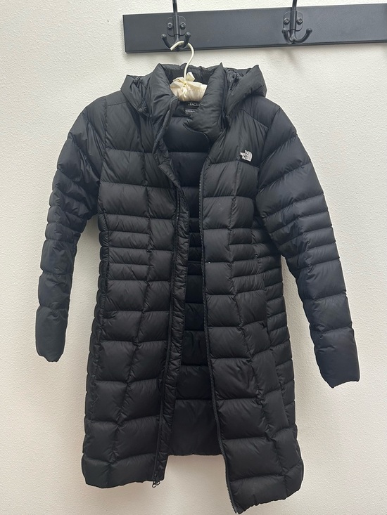 The North Face Jackets & Blazers - The North Face Black Long Down Puffer Coat with detachable down hood.